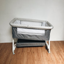 Load image into Gallery viewer, BAMBINA CRADLE BASSINET (multifunctional co sleeper with rocker) free diaper changing pad