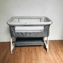 Load image into Gallery viewer, BAMBINA CRADLE BASSINET (multifunctional co sleeper with rocker) free diaper changing pad