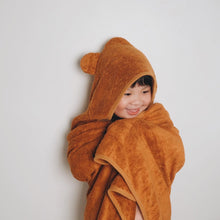 Load image into Gallery viewer, BAMBINA BEAR HUG HOODED BAMBOO TOWEL