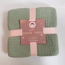 Load image into Gallery viewer, BAMBINA SOFT COTTON THROW