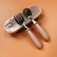Load image into Gallery viewer, YIPEE BABY STAINLESS FORK AND SPOON SET