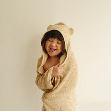 Load image into Gallery viewer, BAMBINA BEAR HUG HOODED BAMBOO TOWEL