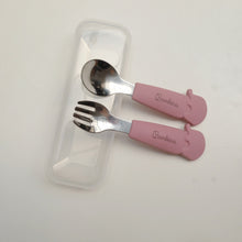 Load image into Gallery viewer, BAMBINA ELLIE SPOON AND FORK SET