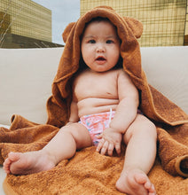 Load image into Gallery viewer, BAMBINA BEAR HUG HOODED BAMBOO TOWEL