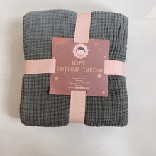 Load image into Gallery viewer, BAMBINA SOFT COTTON THROW