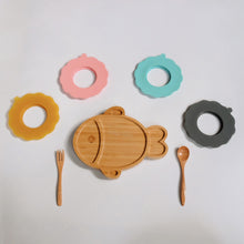 Load image into Gallery viewer, BAMBINA SILIBOO PREMIUM BAMBOO PLATE