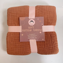 Load image into Gallery viewer, BAMBINA SOFT COTTON THROW