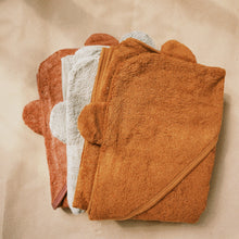 Load image into Gallery viewer, BAMBINA BEAR HUG HOODED BAMBOO TOWEL