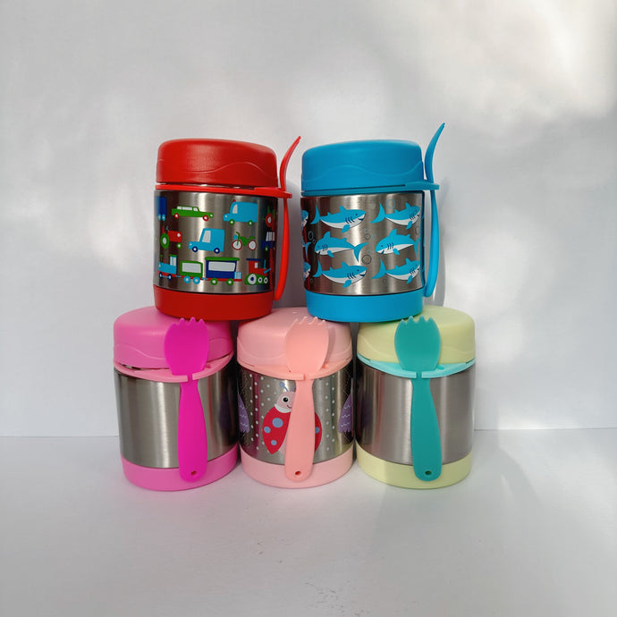 BAMBINA STAINLESS LUNCH JAR WITH FREE SPORK