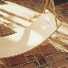 Load image into Gallery viewer, BAMBINA SWIBBLE BOARD (2 in 1 swing and wobble board)
