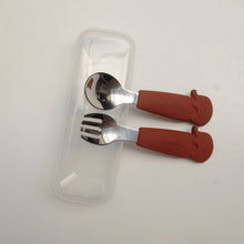 Load image into Gallery viewer, BAMBINA ELLIE SPOON AND FORK SET
